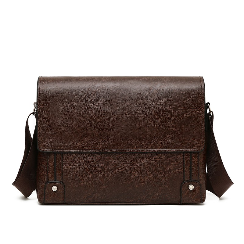 Leather Work Laptop Bag - Tas Kerja Pria Kulit PU Tote