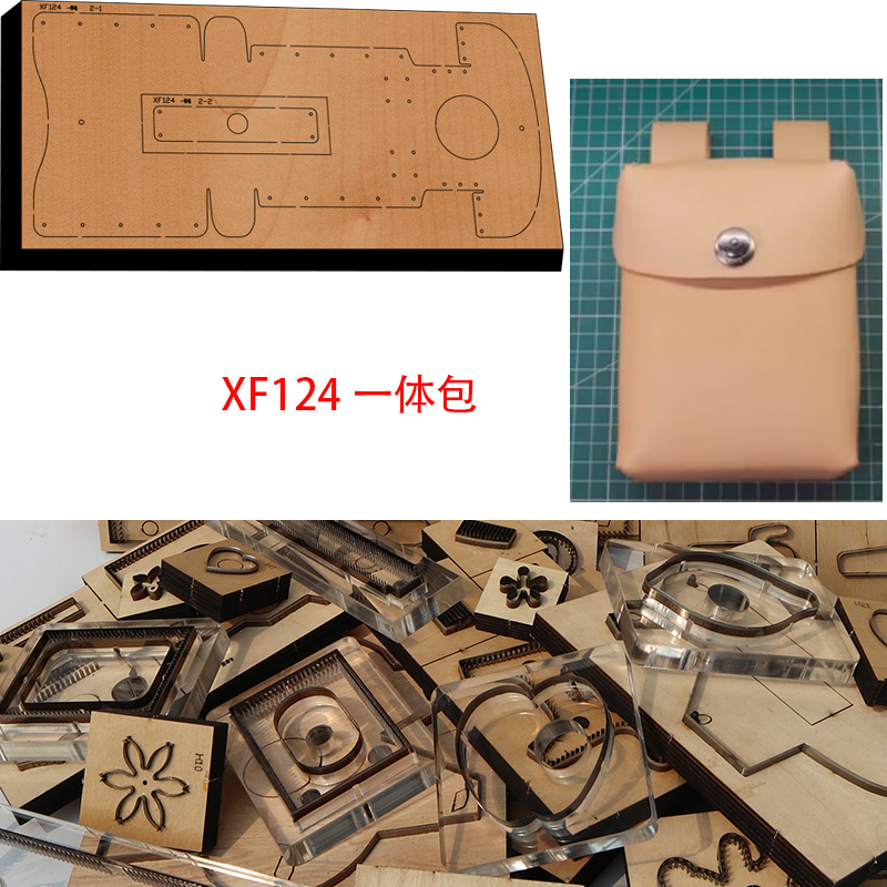 Leathercraft Japan - Pisau Baja Jepang Baru Cetakan Kayu