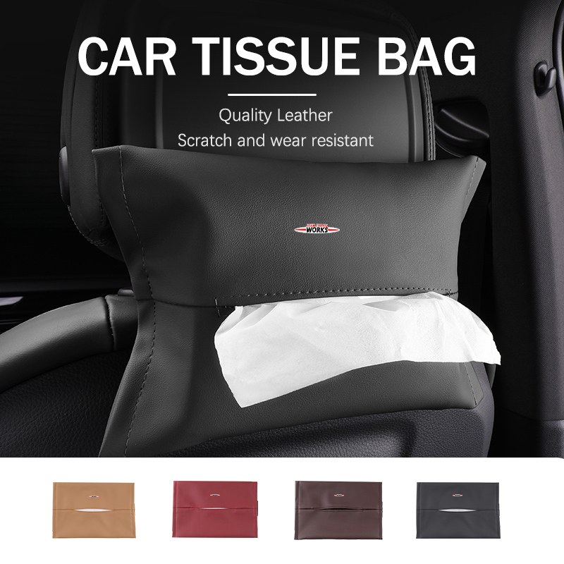 Leather Work For Car - Untuk Mobil MINI Kotak Handuk Kertas
