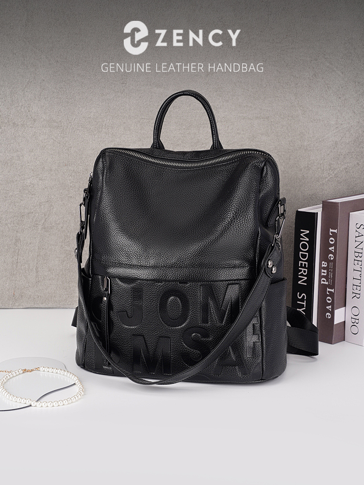 Leatherwork Letters - Tas Ransel Kulit Asli Premium Zency,