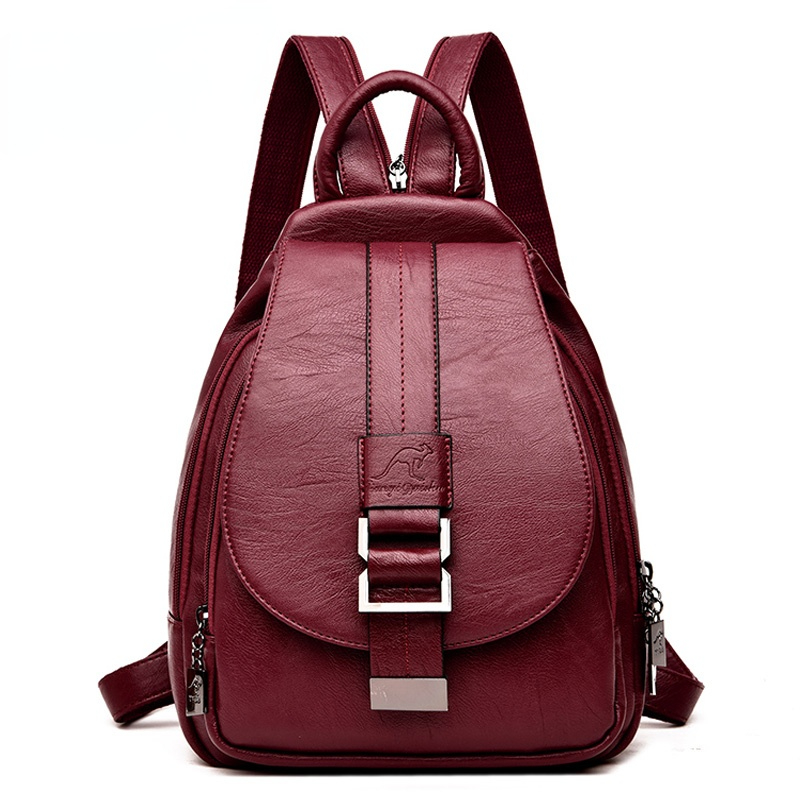 Leatherwork Letters - Ransel Desainer Wanita Ransel Kulit Tas