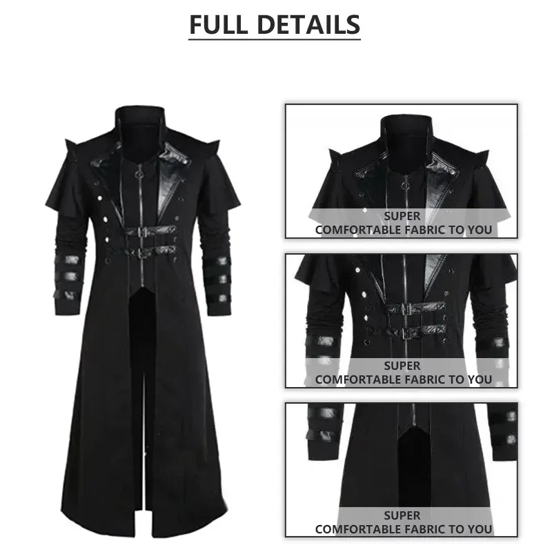 Kostum Pria Vintage Halloween  - Leather Work Jacket ulasan dan harga