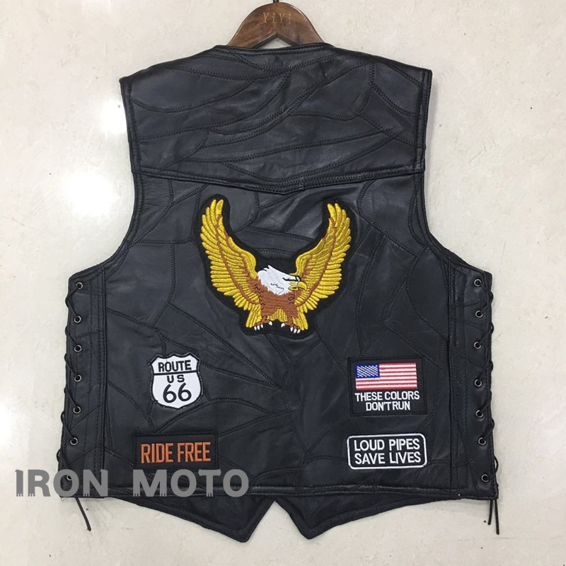 Rompi Motor Baru Pria Cafe Mot - Leather Work Jacket ulasan dan harga