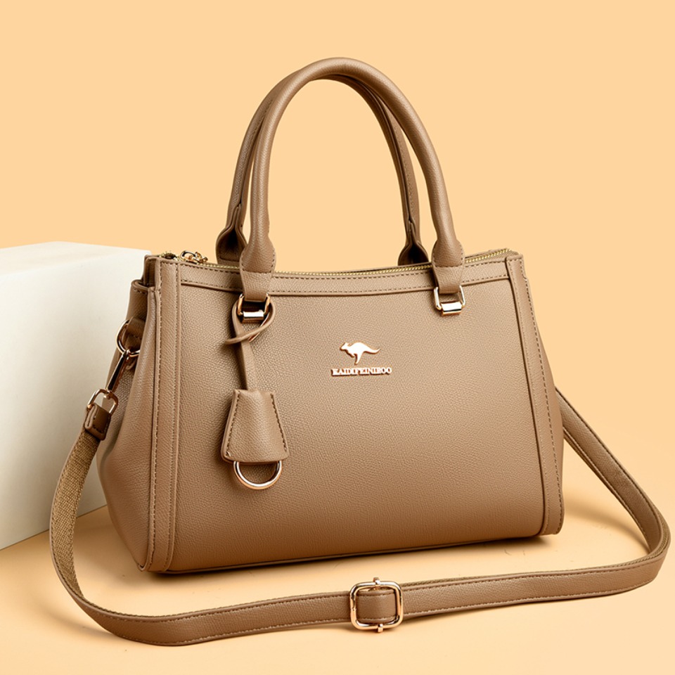 Tas Selempang Kulit PU Lembut  - Leatherwork Letters ulasan dan harga