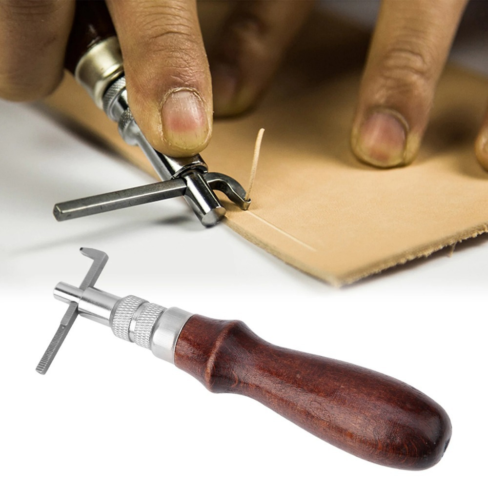 1 Buah Alat Pembuat Alur Kulit - Leatherwork Accessories ulasan dan harga