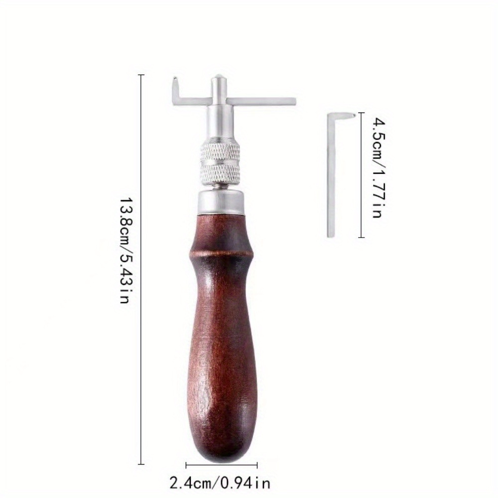 1 Buah Alat Pembuat Alur Kulit - Leatherwork Accessories ulasan dan harga