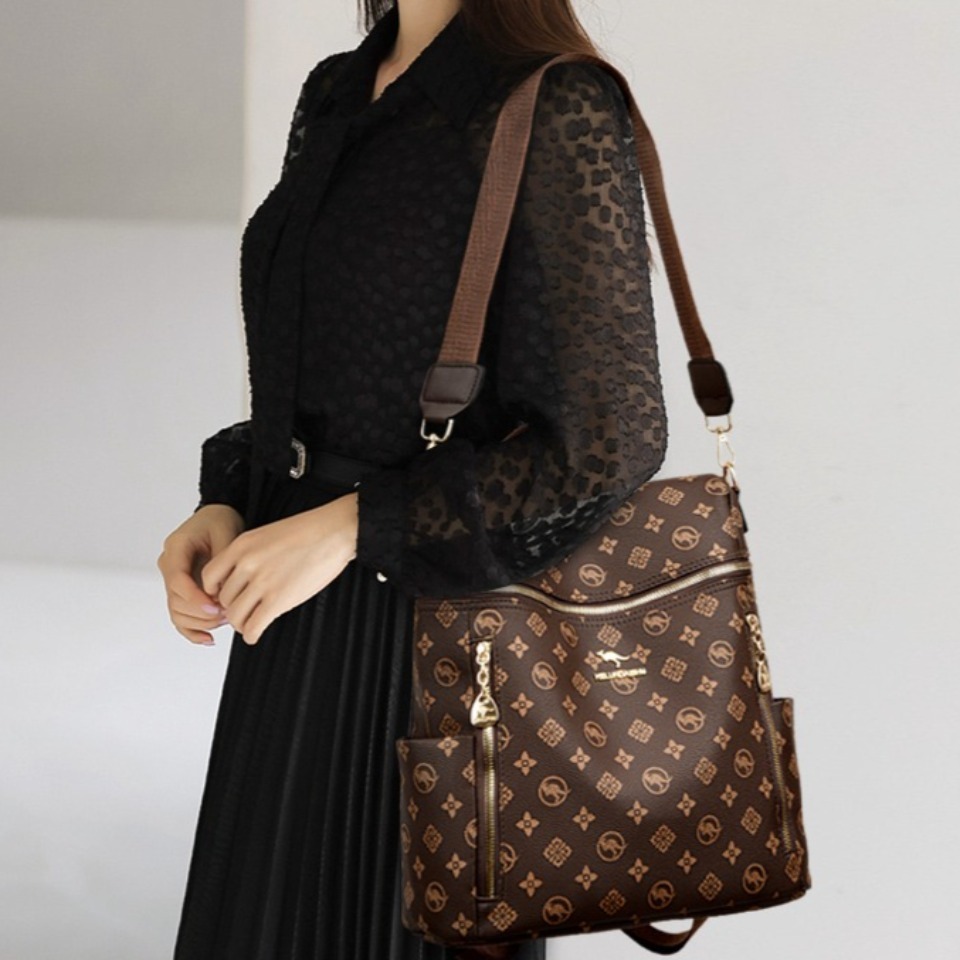 Tas Ransel Kulit Lembut Wanita - Leatherwork Letters ulasan dan harga