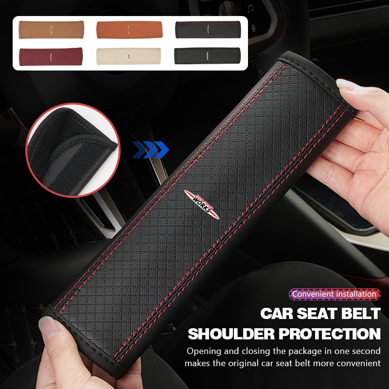 Pelindung Sabuk Pengaman Mobil - Leather Work For Car ulasan dan harga