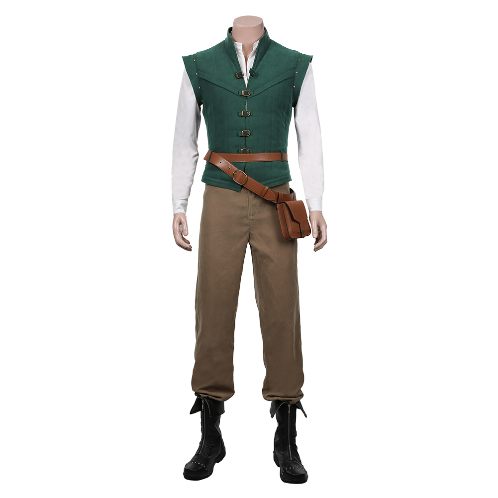 Kostum Cosplay Disguise Flynn  - Leather Work Vest ulasan dan harga