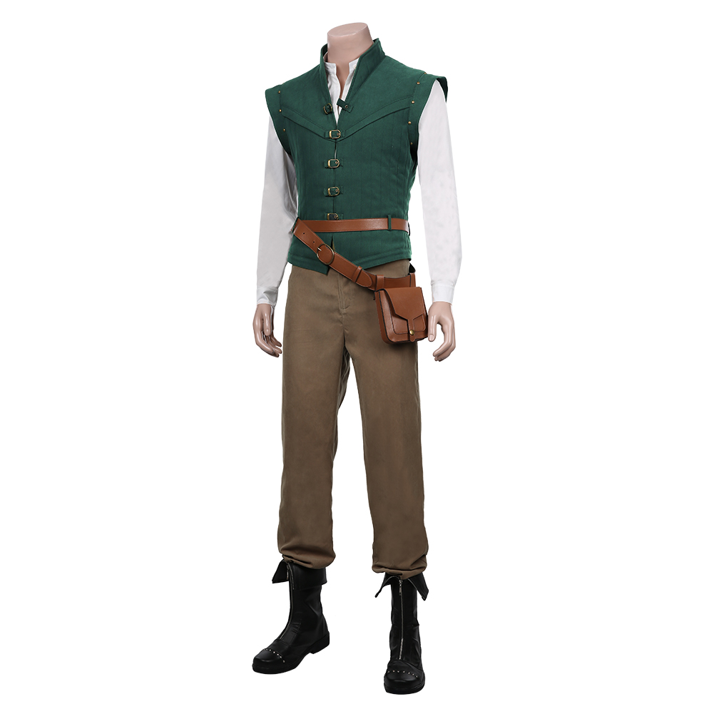 Kostum Cosplay Disguise Flynn  - Leather Work Vest ulasan dan harga