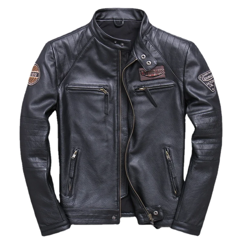 Jaket kulit asli untuk pria, j - Leather Work Jacket ulasan dan harga
