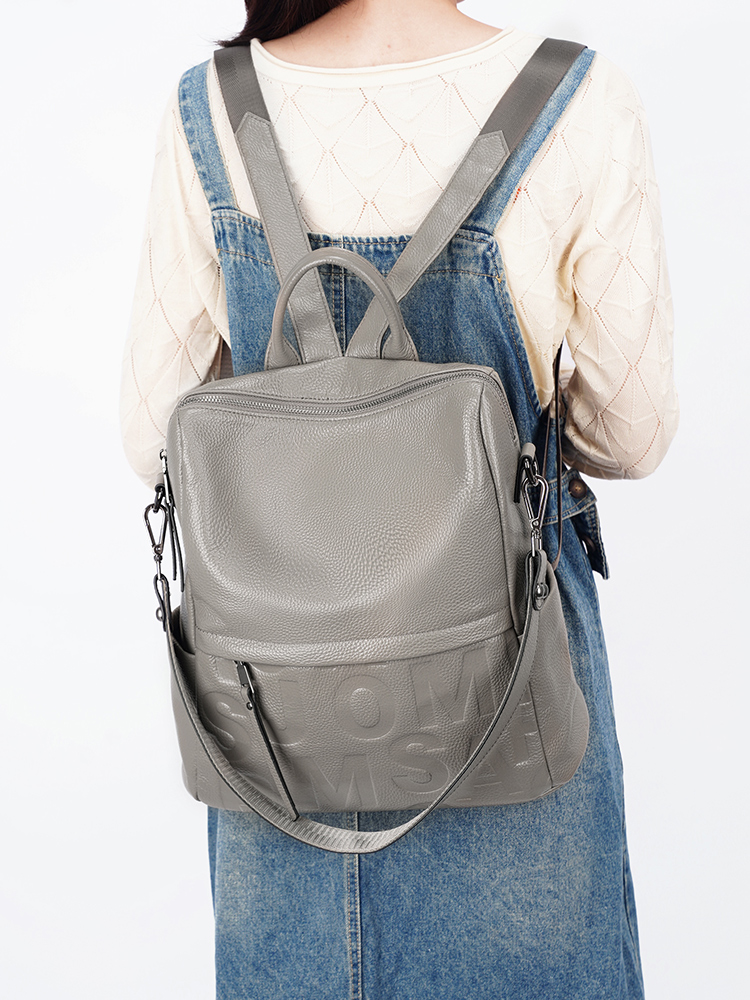 Tas Ransel Kulit Asli Premium  - Leatherwork Letters ulasan dan harga