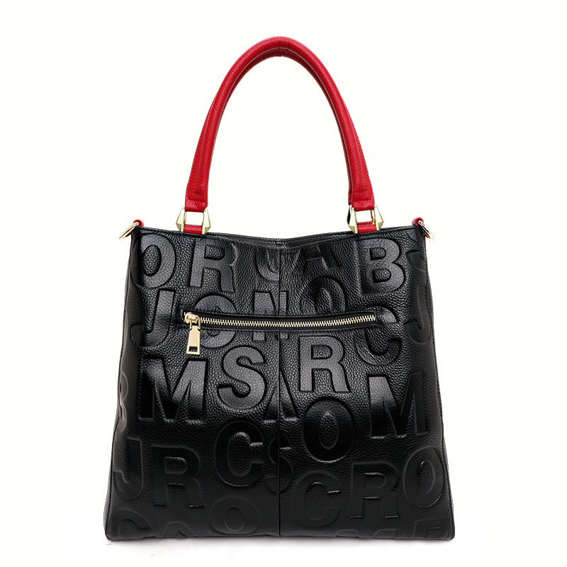 Tas Tote Kulit Sapi Asli Bermo - Leatherwork Letters ulasan dan harga