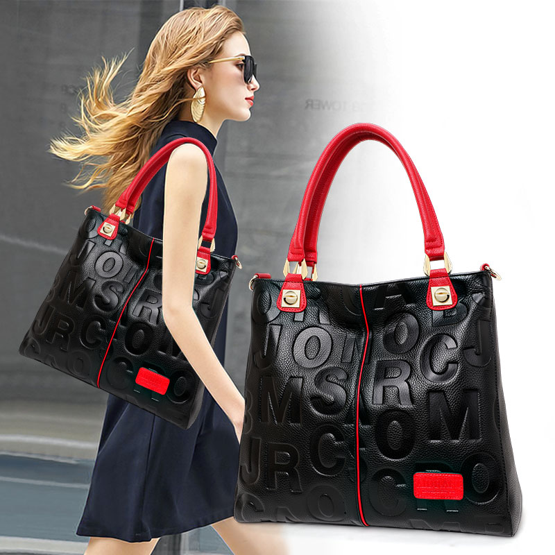 Tas Tote Kulit Sapi Asli Bermo - Leatherwork Letters ulasan dan harga