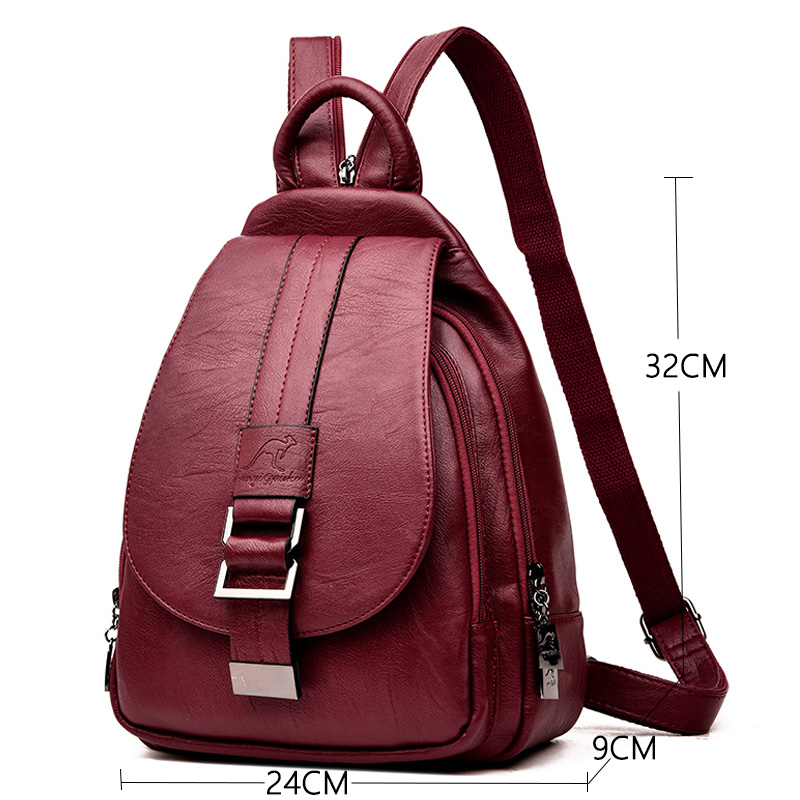 Ransel Desainer Wanita Ransel  - Leatherwork Letters ulasan dan harga