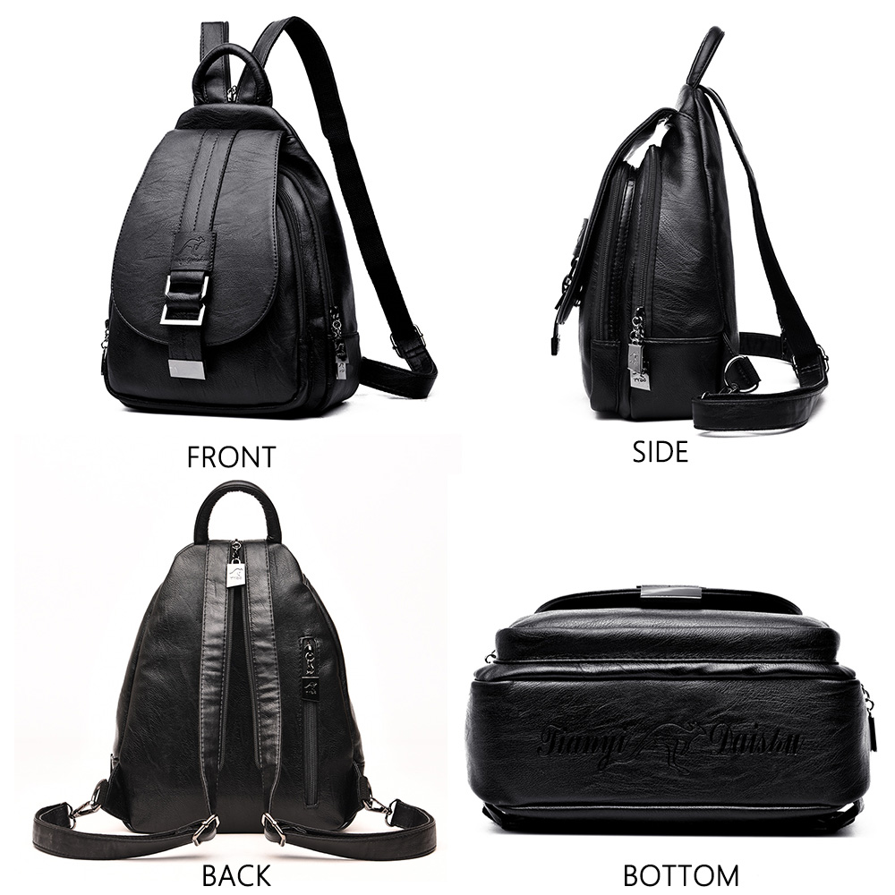 Ransel Desainer Wanita Ransel  - Leatherwork Letters ulasan dan harga