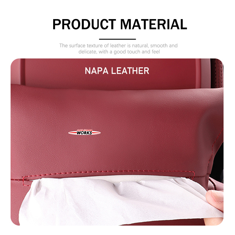 Kotak Tisu Mobil Kulit Tas Pen - Leather Work For Car ulasan dan harga