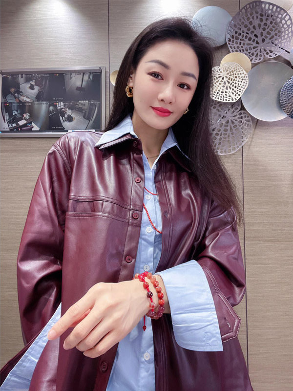 Jaket Kulit PU Warna Ungu Angg - Leather Work Jacket ulasan dan harga