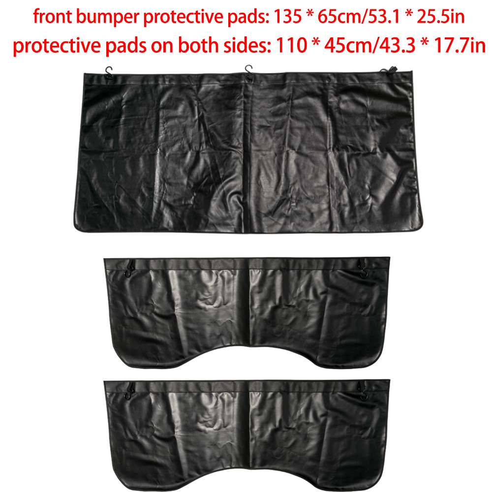 3 PCS/set Pelindung Fender Mag - Leather Work For Car ulasan dan harga