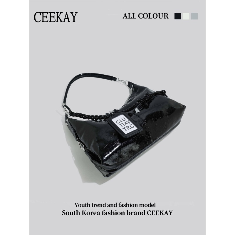 Tas Hobo Kulit Mengkilap CEEKA - Leatherwork Letters ulasan dan harga