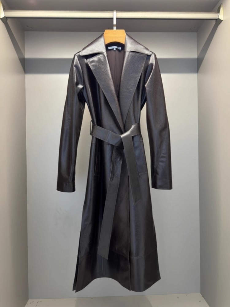 Desainer Italia untuk wanita,  - Leather Work Jacket ulasan dan harga