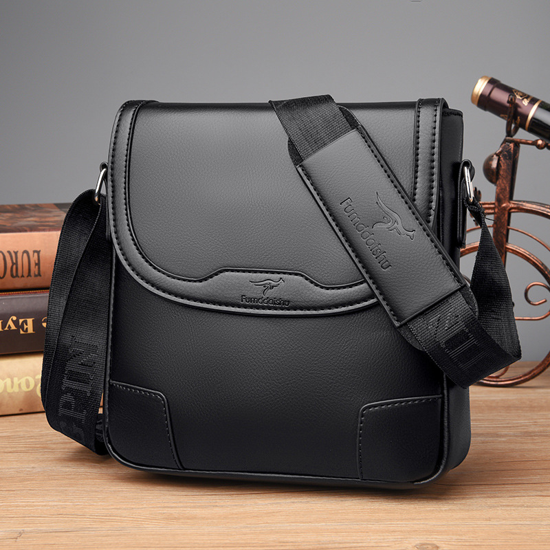 Tas Bahu Kulit Pria Merek Mewa - Leatherwork Letters ulasan dan harga