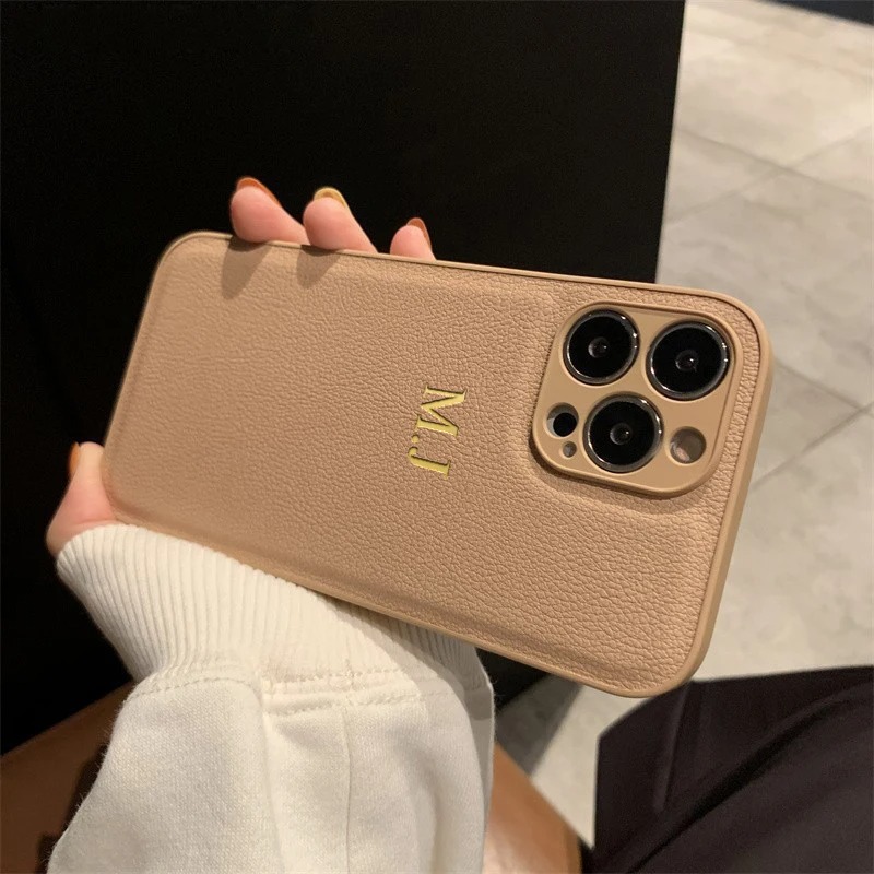 Casing HP Kulit Custom Nama un - Leatherwork Letters ulasan dan harga