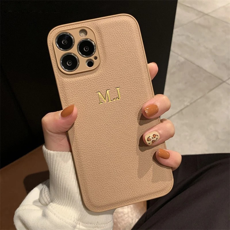 Casing HP Kulit Custom Nama un - Leatherwork Letters ulasan dan harga