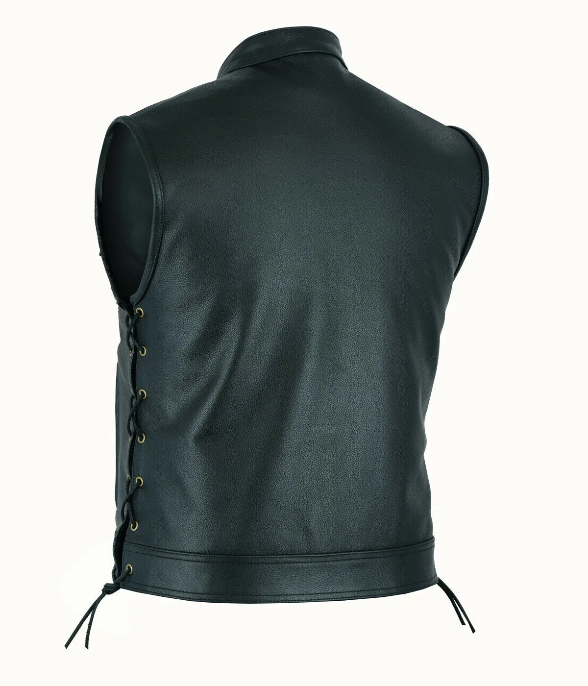Rompi kulit Punk, Fashion kasu - Leather Work Vest ulasan dan harga