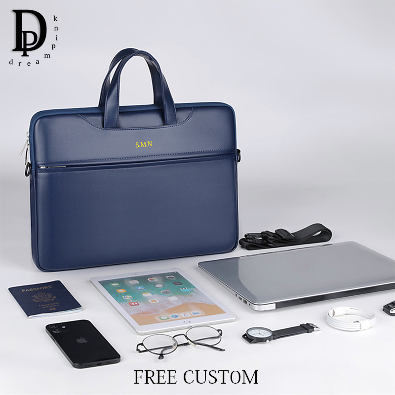 Tas kantor bisnis untuk pria,  - Leather Work Laptop Bag ulasan dan harga