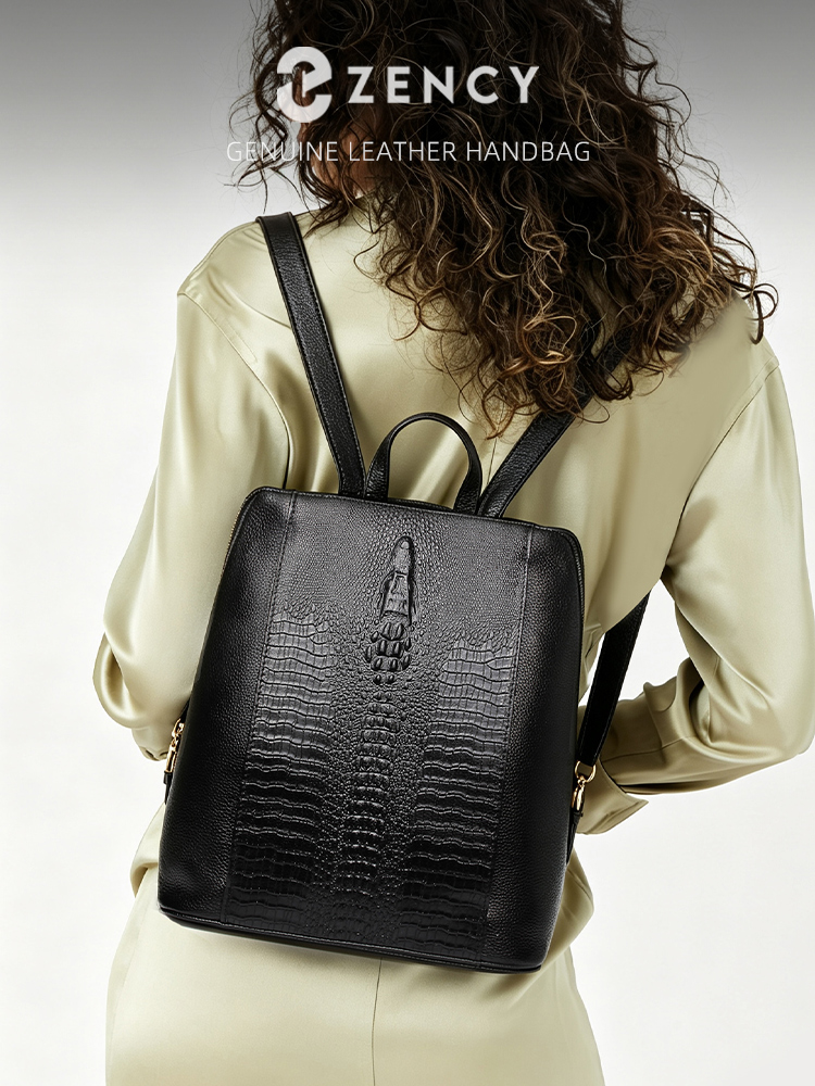 Tas Ransel Kulit Buaya Wanita  - Leather Work Laptop Bag ulasan dan harga